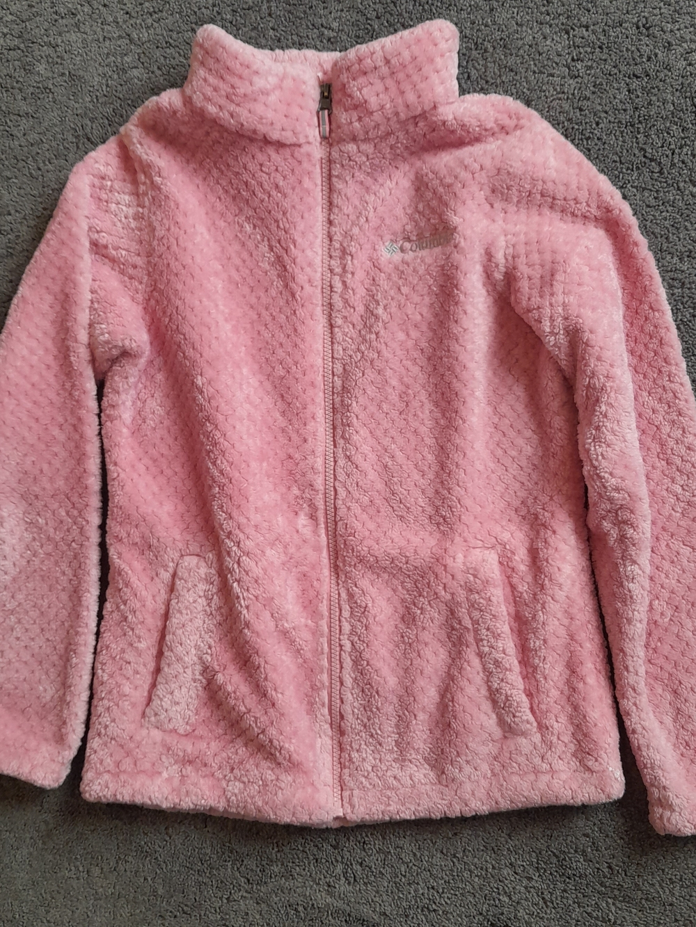 Columbia Pink Fleece Jacket Size L
